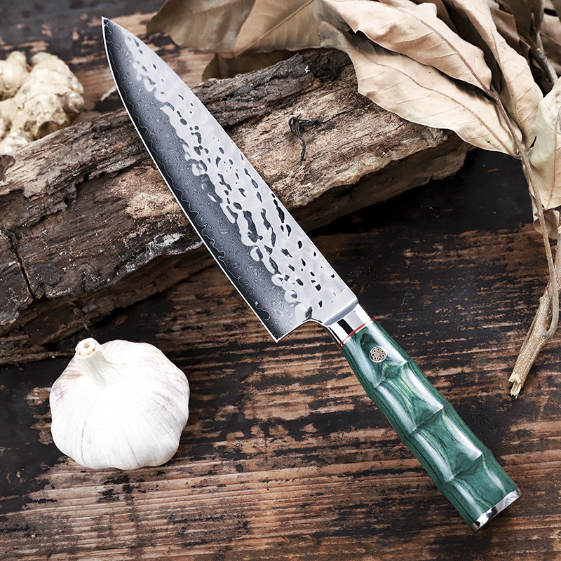 Damascus Steel Kitchen Knife Japanese Style 20cm Sharp Chef Knife