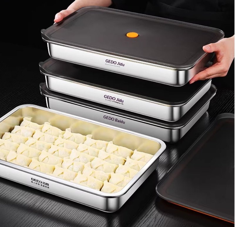 Food-Grade Dumpling Storage Box for Freezing and Storing – Multiple Sizes