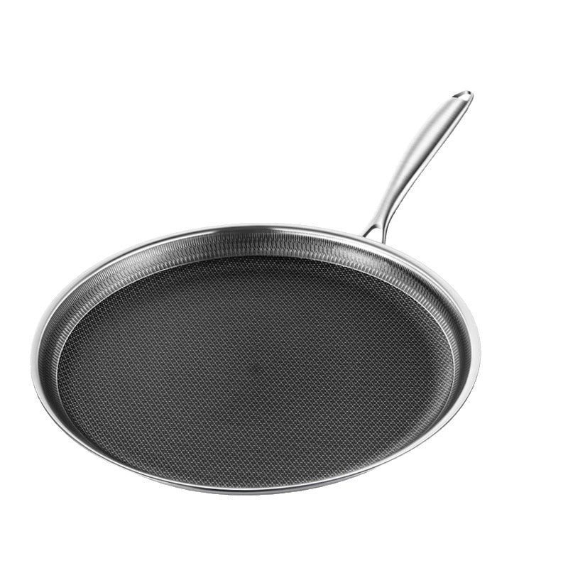 Multi-Layer Stainless Steel Non-Stick Cooking Pan - 24cm-32cm