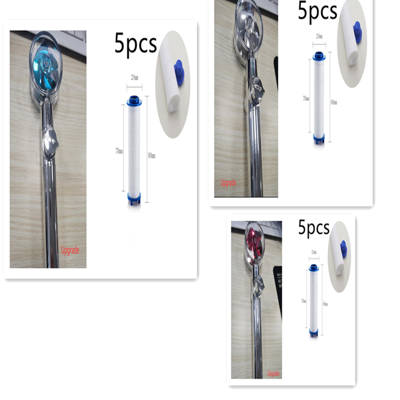 High Pressure Turbo Shower Head with Water Saving Feature & 360° Fan Extension