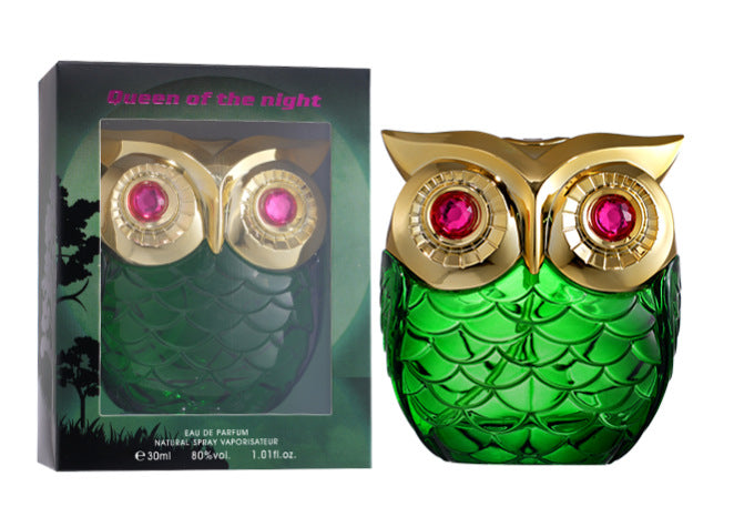Green-Scented Perfume 30ml Owl Design Bottle