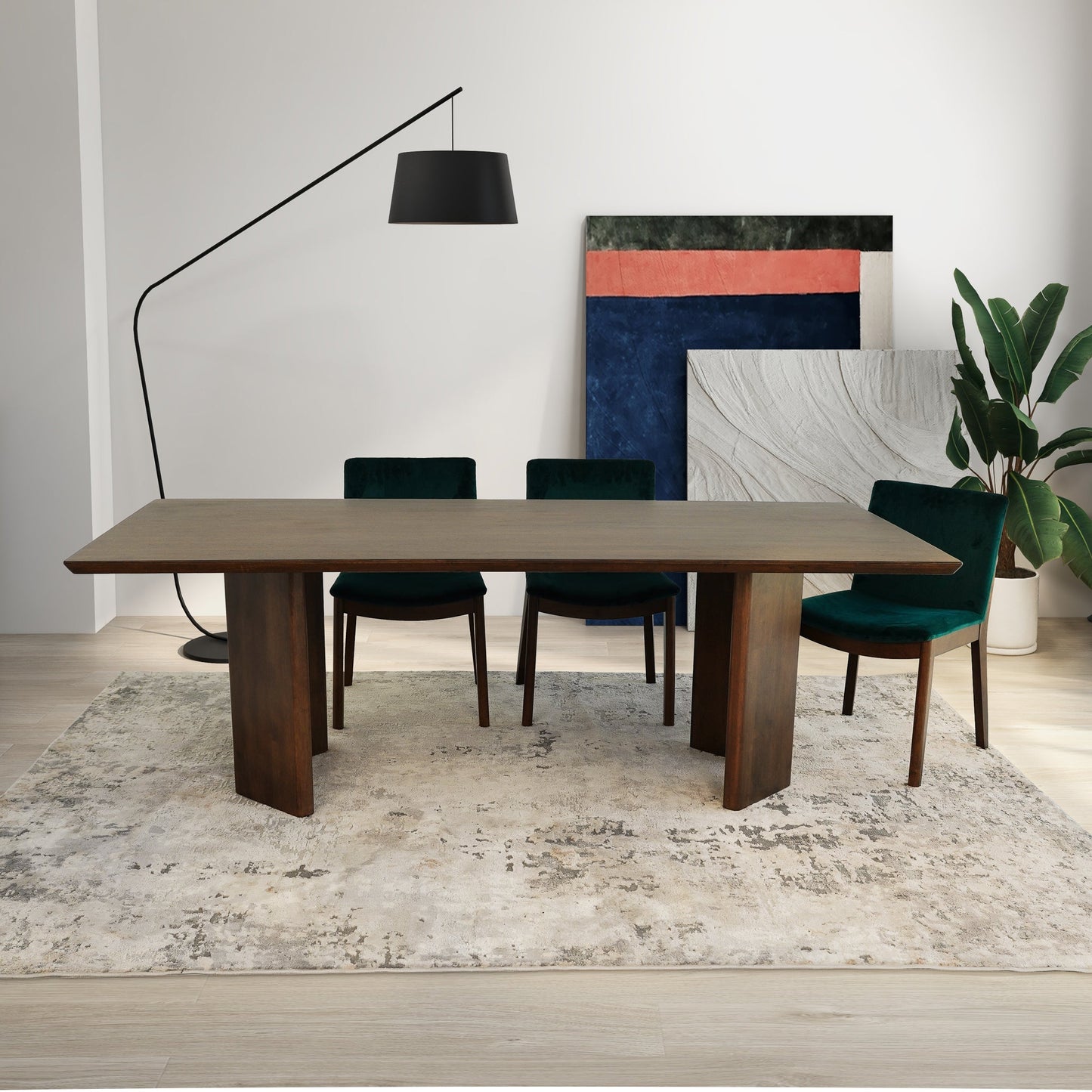 Paloma Dining Table And 4 Side Chairs