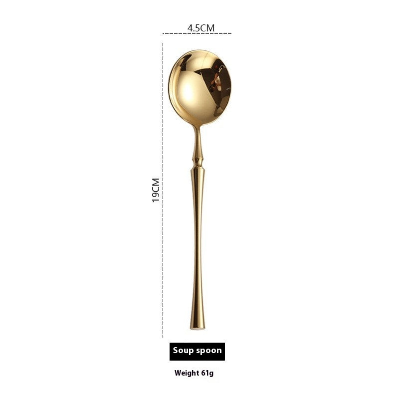 Stainless Steel Tableware Set - Knife Fork Spoon Flatware Utensils