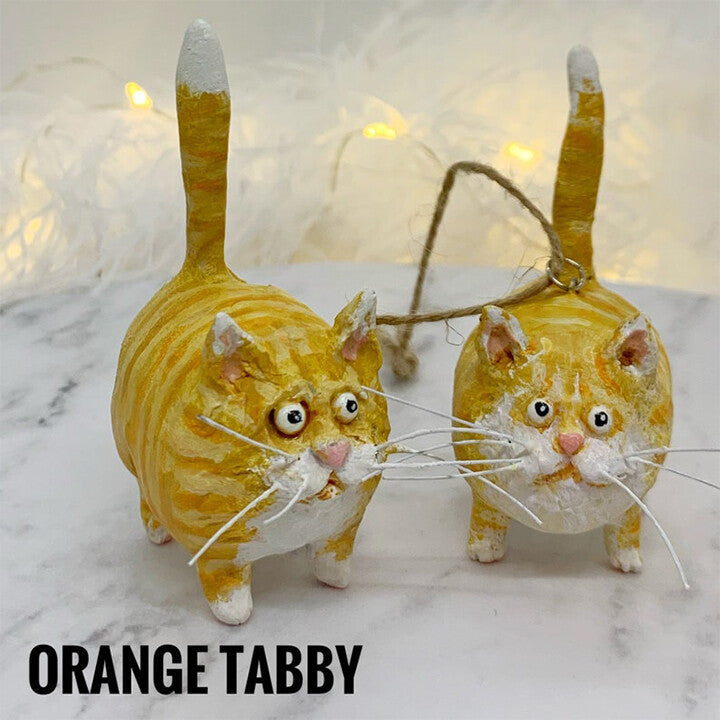 Cute Cat Resin Crafts Pendant Ornament for Home & Garden Decor