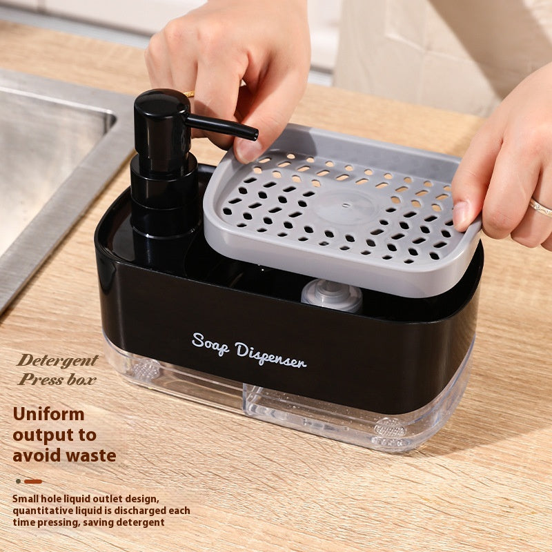Multifunctional Soap Dish with Drainer and Lid - Household Bathroom Storage