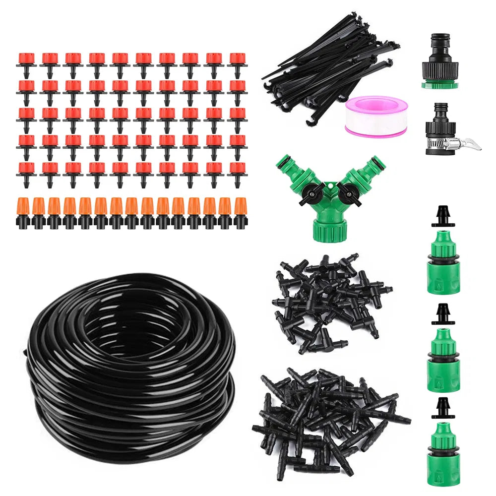 Automatic Drip Irrigation Kit - 164FT Garden Watering System