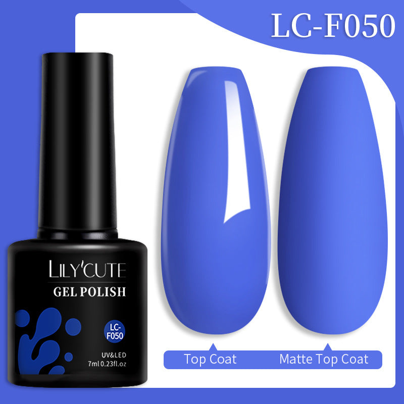 Colored Glitter Nail Glue Set for Nail Art - Waterproof & Non-Flushing