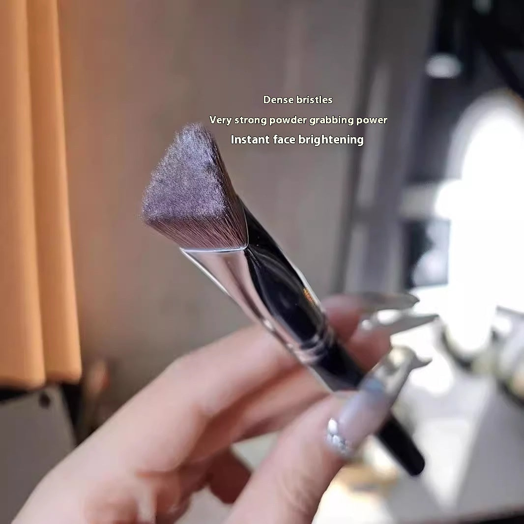 Highlight Brush for Makeup - Black Portable Tear Groove Surface Tool