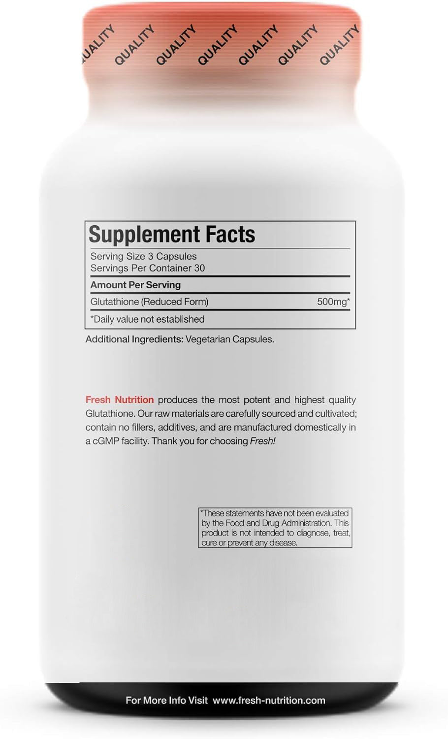 Glutathione Capsules - 90 Tablets