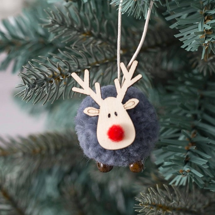 Nordic Style Christmas Decoration Pendant for Vehicles - Festive Holiday Ornaments
