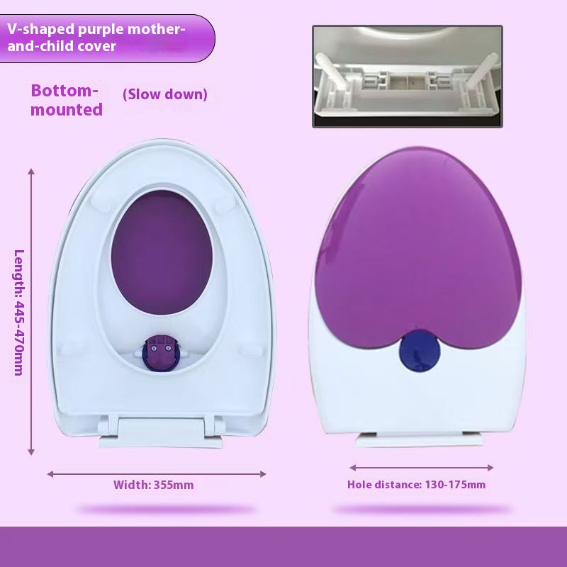 Dual-Purpose Toilet Lid Cover Thickened Modern Bathroom Storage