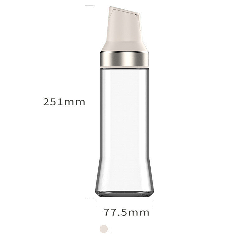 Large Capacity Automatic Glass Oil Dispenser with Flip-Open Spout