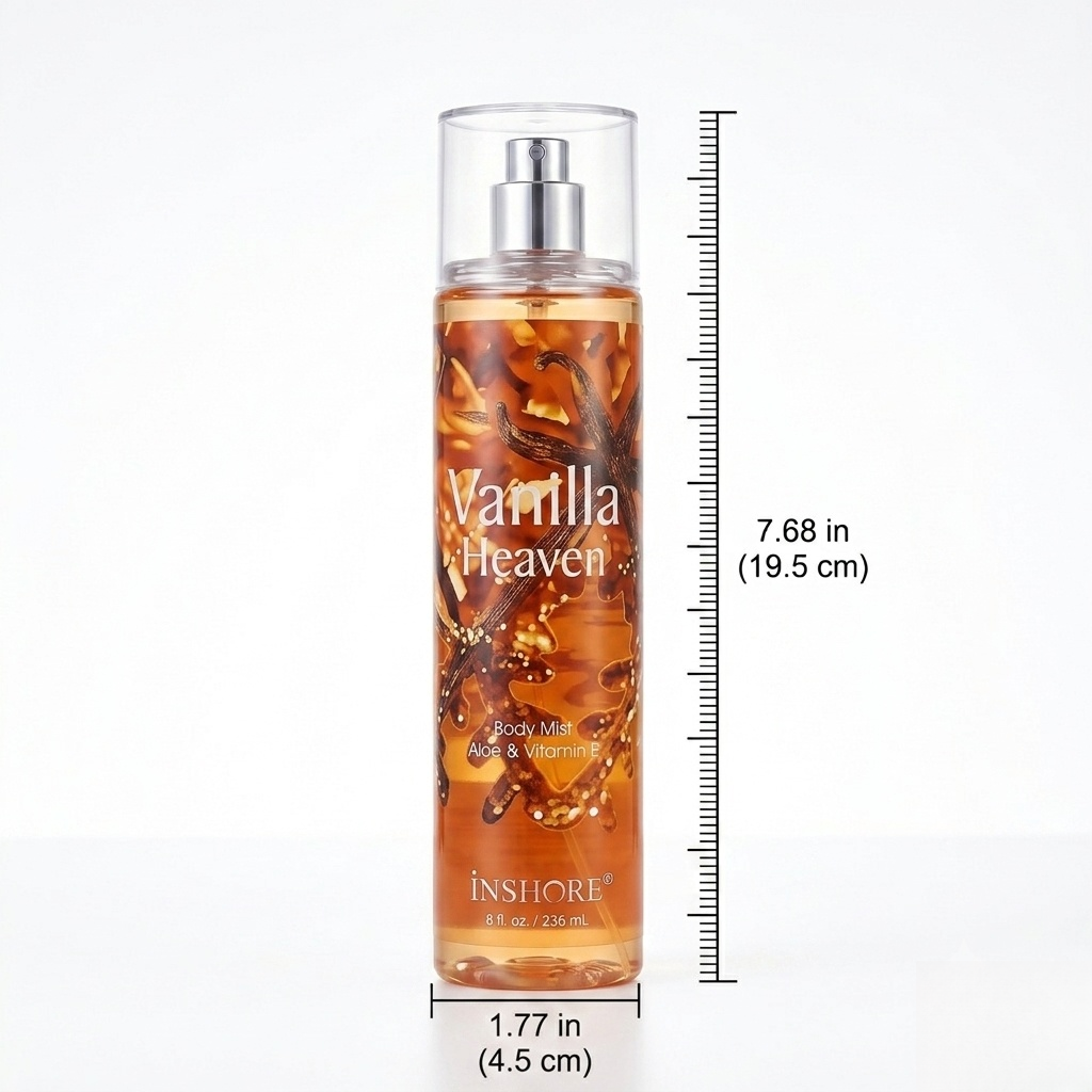 Fragrance Body Mist - 8 Fl. Oz. Hydrating Scented Spray with Aloe & Vitamin E