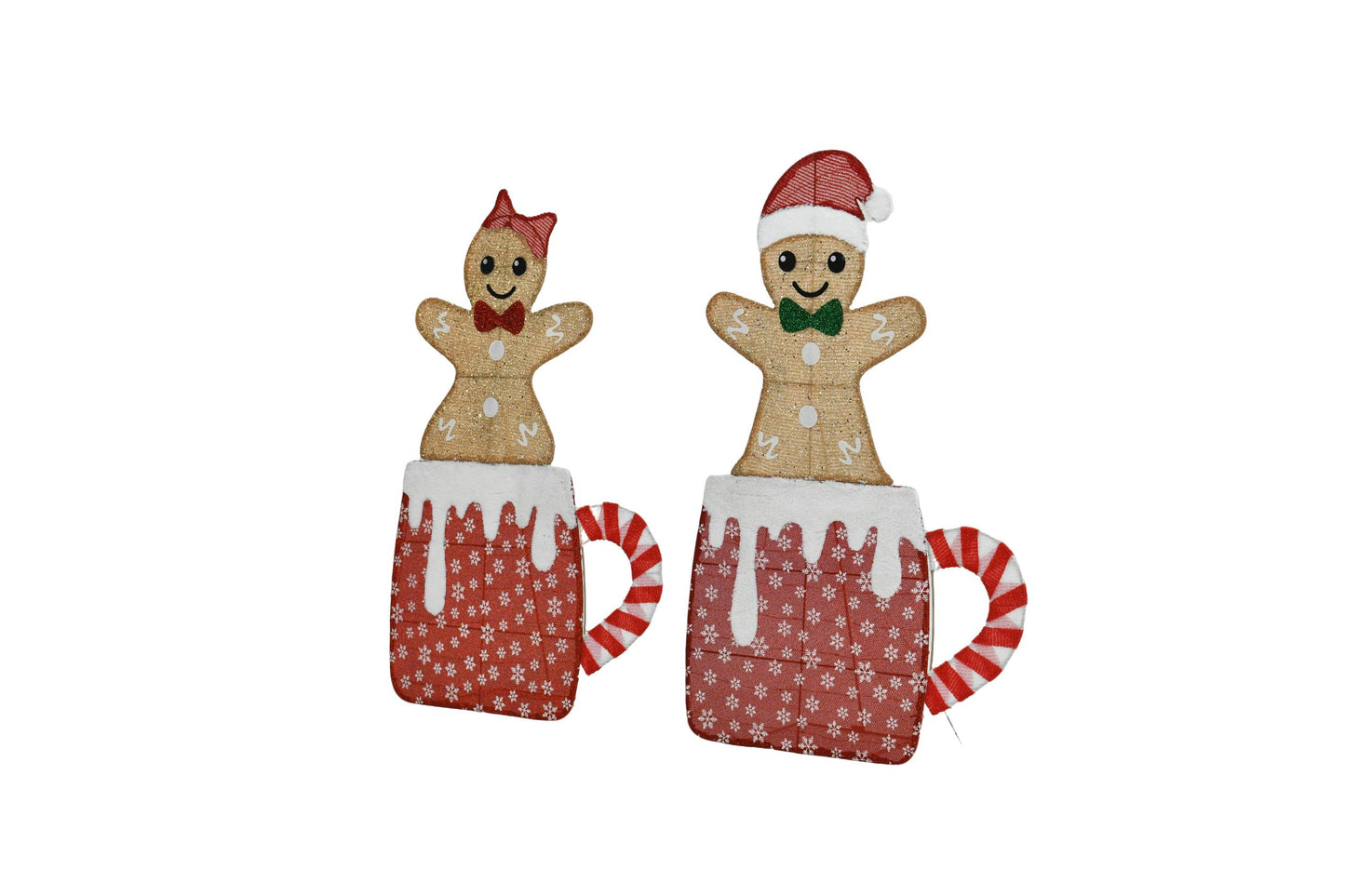 Gingerbread Man Decorative Lights - Warm White LED - 40 & 42 Inch