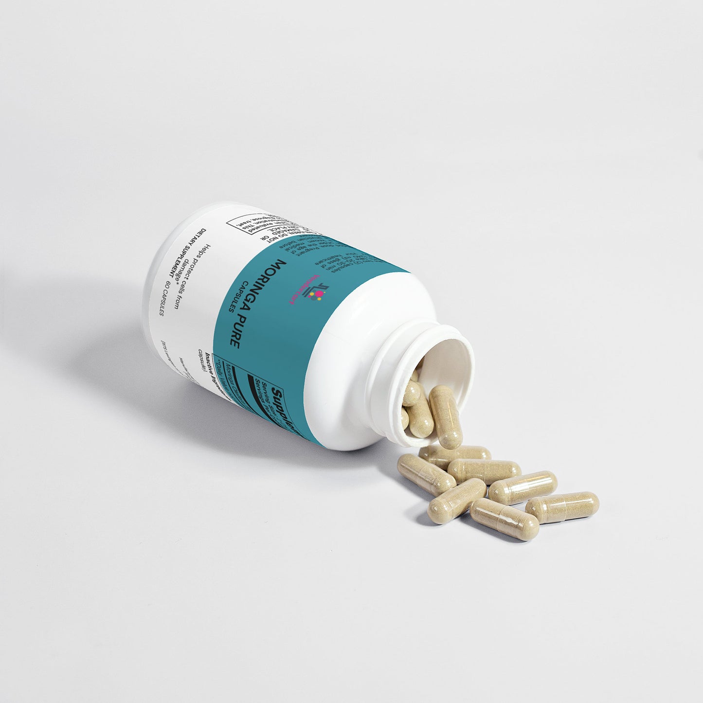 Moringa Oleifera Leaf Supplement - 60 Vegan Capsules for Energy & Wellness