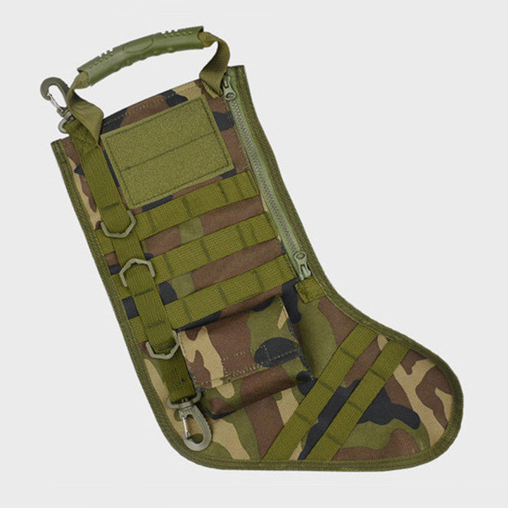 Military Christmas Stockings Bag Outdoor Hanging Ornament - Festive & Party Supplies