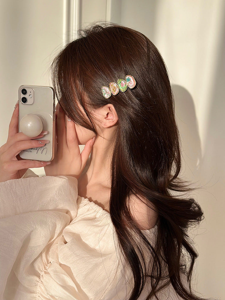 Women’s Side Bangs Hair Clip - Fairy Style, Colorful Hair Accessory
