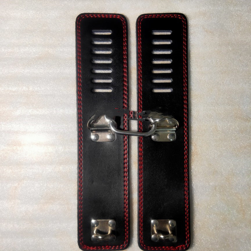Adult Leather Handcuffs for Couples - Durable BDSM Restraint Toy