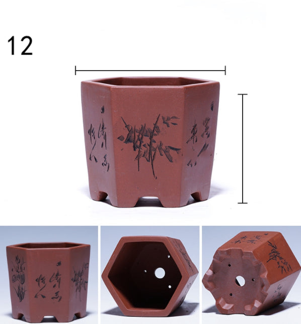 Purple Sand Flowerpot Tray for Yixing Pots - Garden & Home Storage