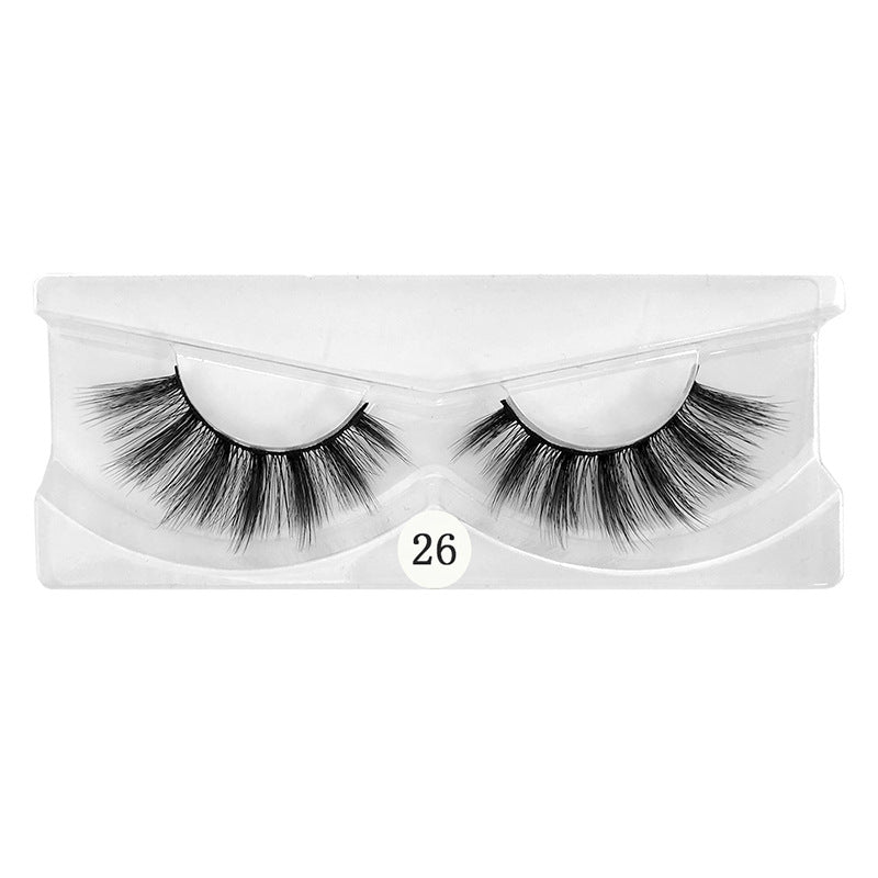 Multi-Layer 3D False Eyelashes Set Natural Volume Style - 1 Pair