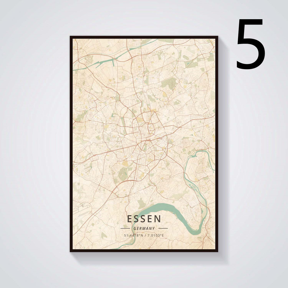 German City Subway Canvas Wall Art Poster - Home Decor