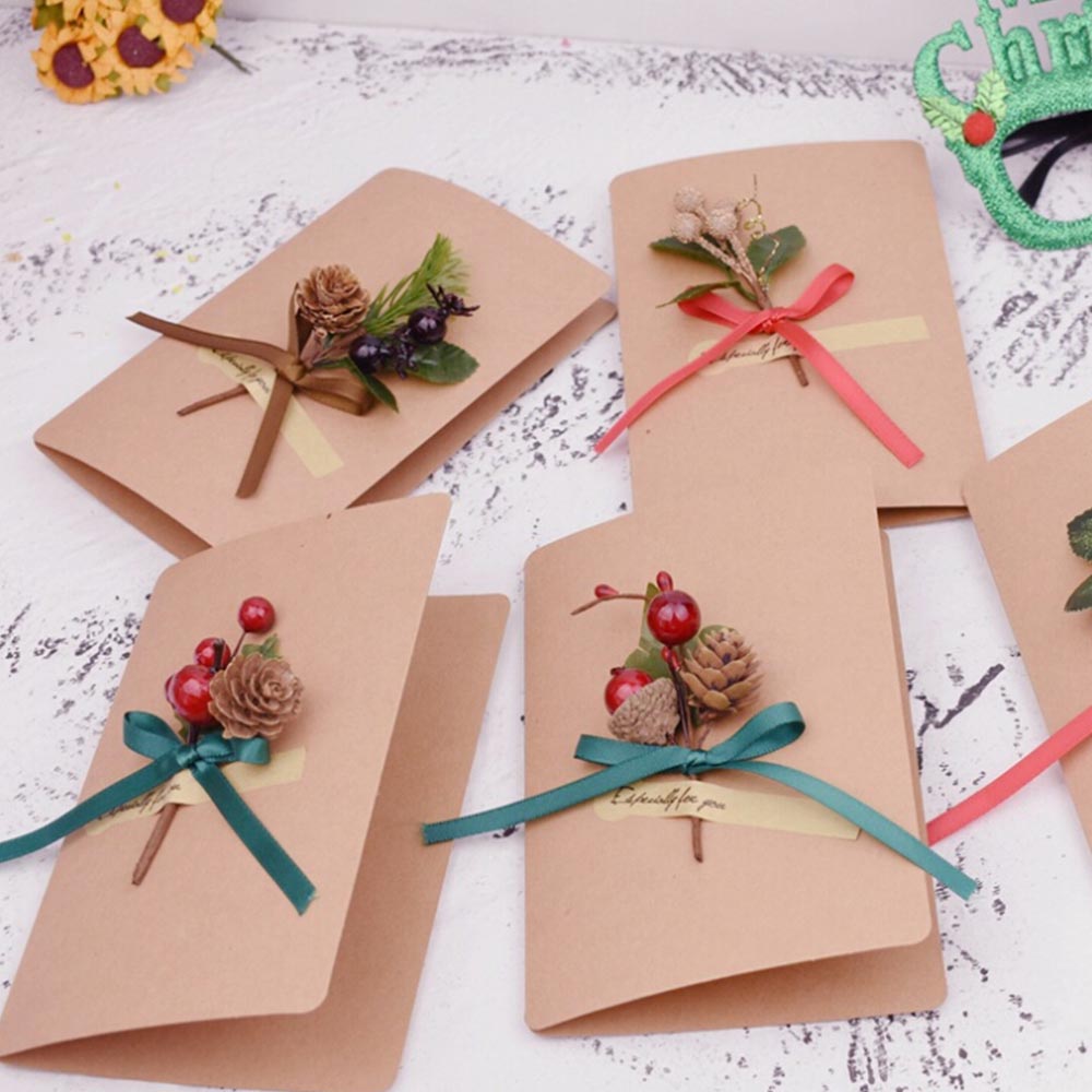 Artificial Pine Branches with Red Berries & Pine Cones - Holiday Decor