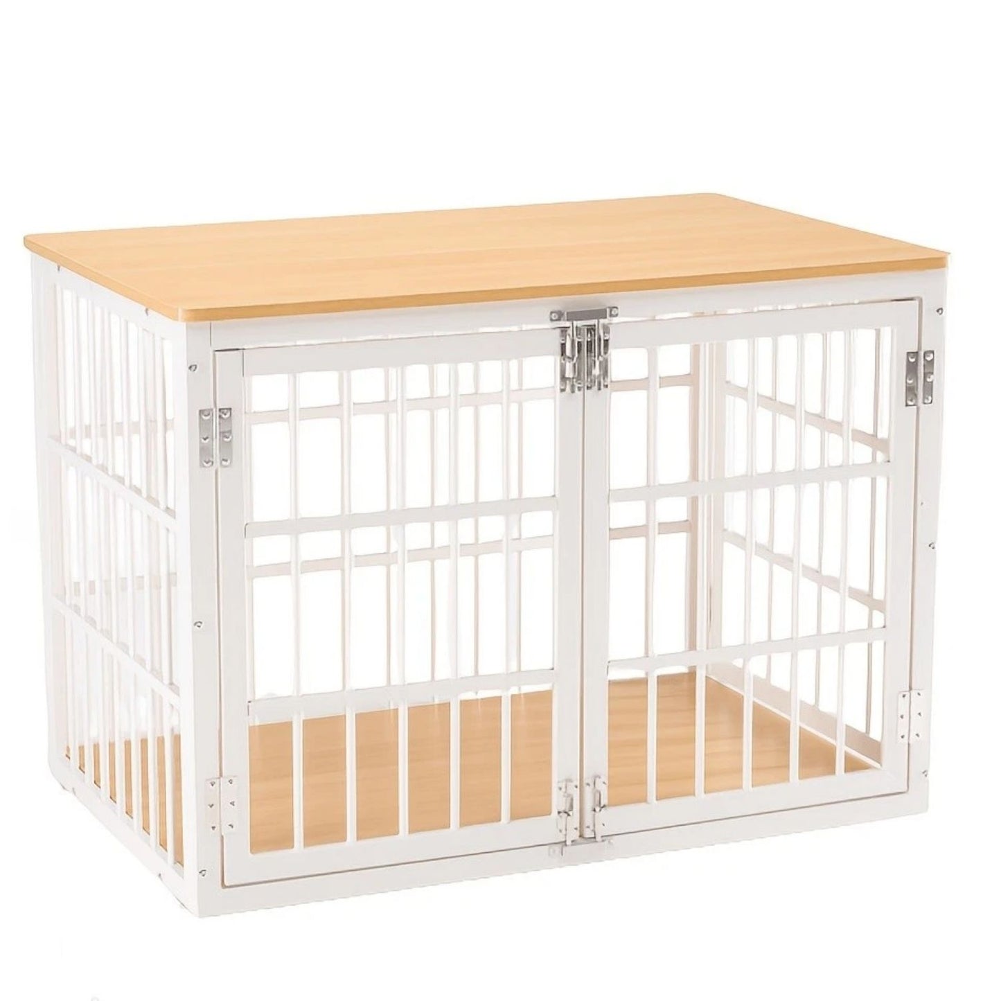 Heavy Duty Wooden Dog Crate Furniture with Locking Door for Large & Medium Dogs