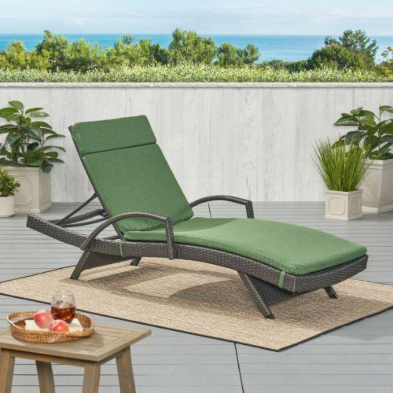 Salem Outdoor Lounge Chair Cushions - Set of 2, Weather-Resistant