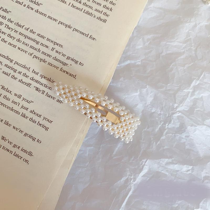 Beaded Pearl Side Clip Hairpin - Multiple Sizes & Styles
