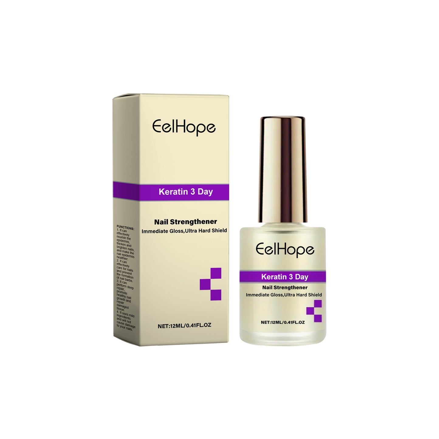 Nail Care Essence - Moisturizing & Brightening Repair Treatment (12ml)