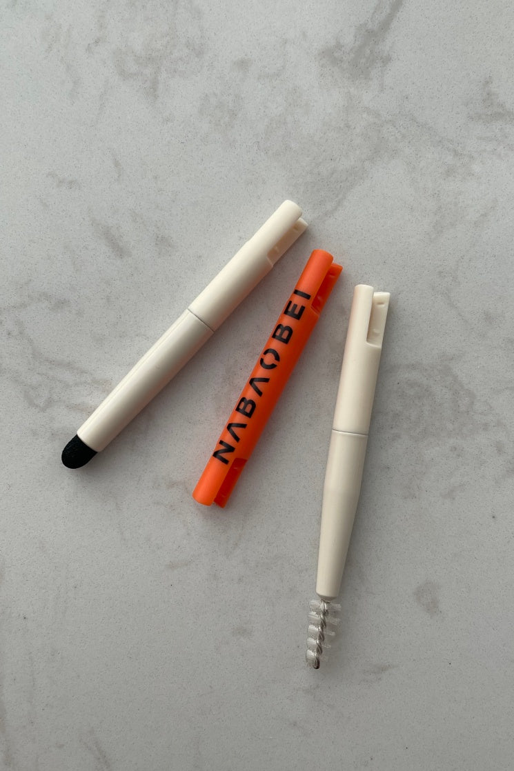 Double-Ended Eyelash Spoolie and Eyebrow Smudging Brush