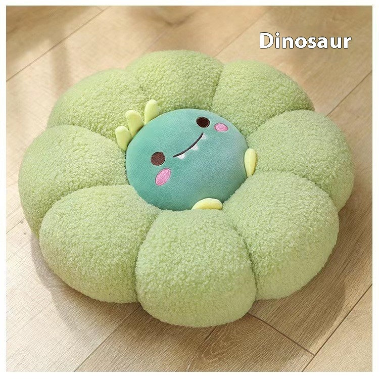 Cartoon Animal Cushion Plush Pillow for Office Bedroom Car Decor - 45x45cm