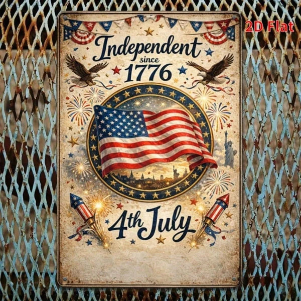 Metal Tin Wall Sign - 20 cm x 20 cm Decorative Art