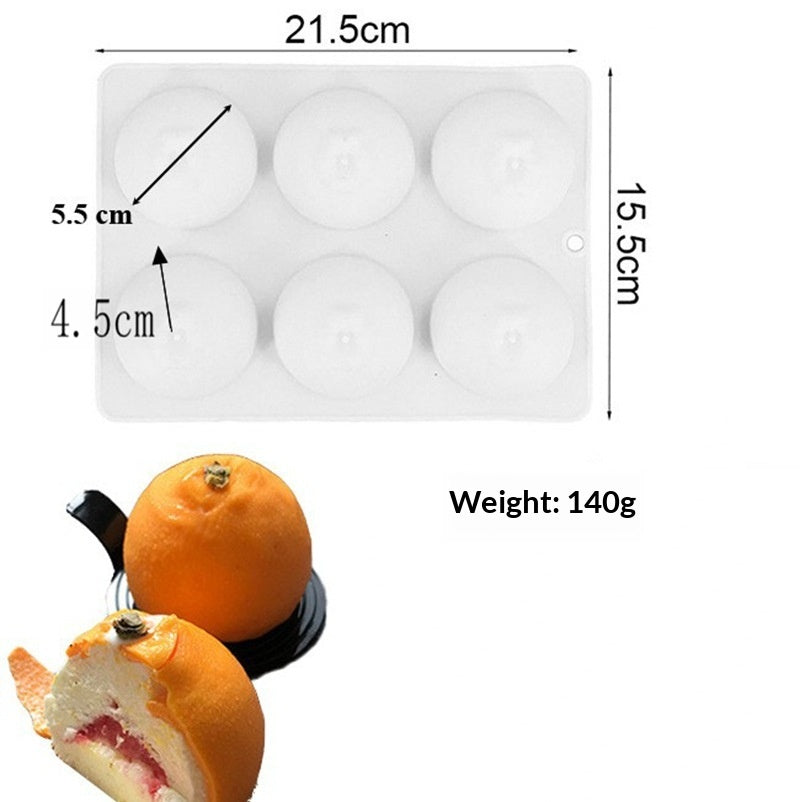 Silicone Fruit Candle Mold for Baking and Crafting - Assorted Shapes & Sizes