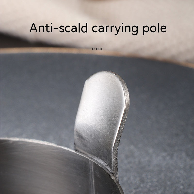 Stainless Steel Round Egg Frying Pan Baking Mold - Large & Small Sizes