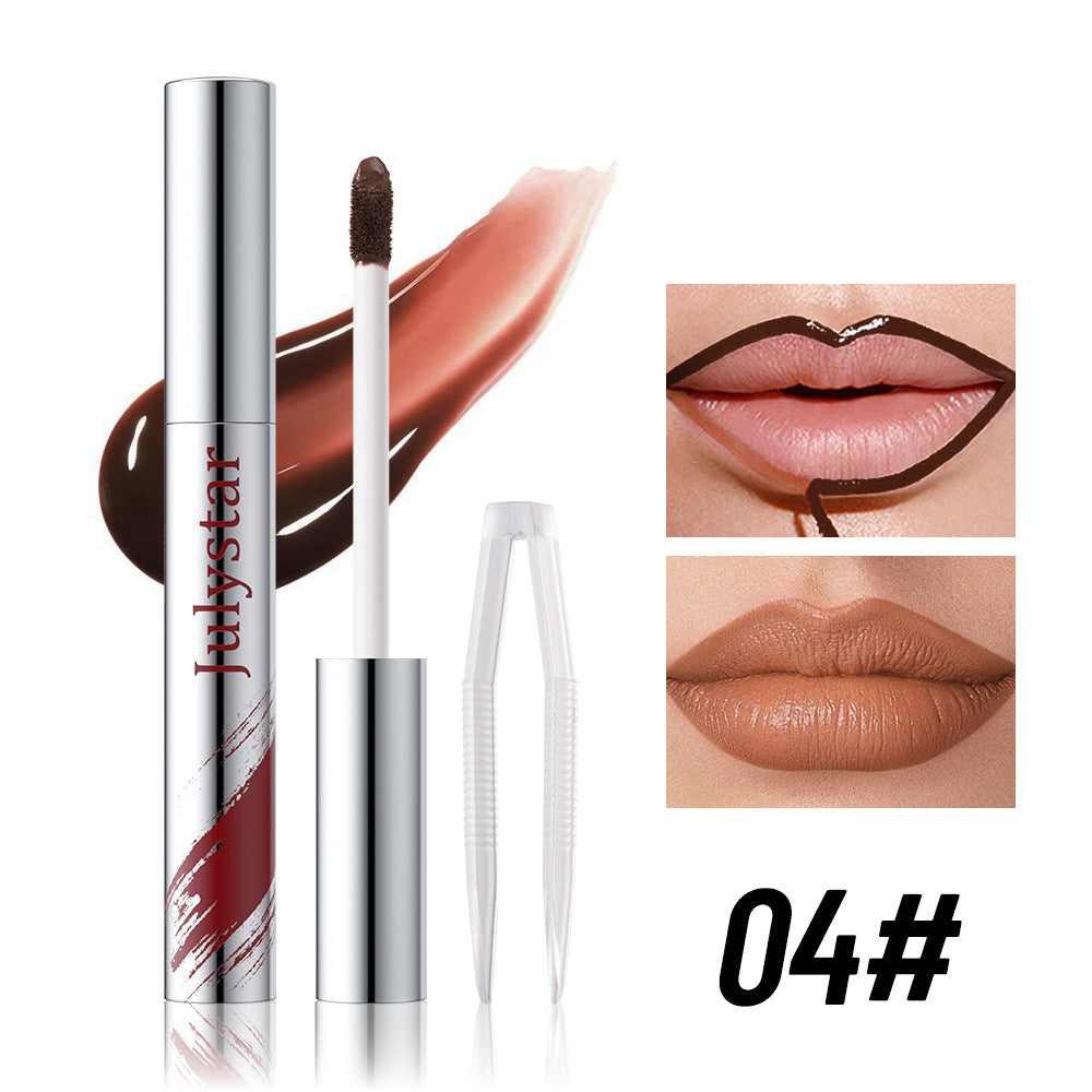 Peel-Off Lip Liner Pen - Long-Lasting Matte Lip Tattoo Makeup
