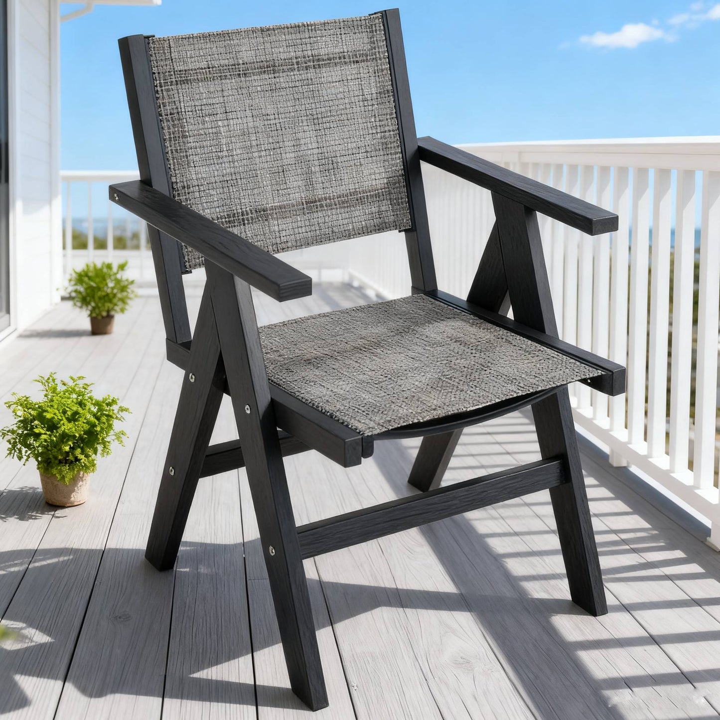 HIPS Dining Chair Enhances Patio Table Togethers Ideal For Weekend