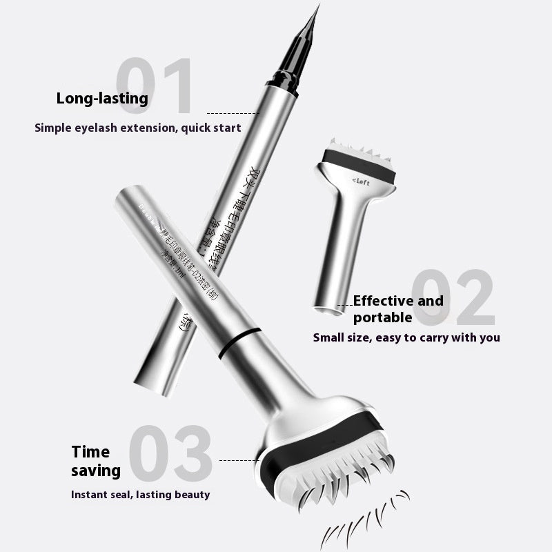 Double-Headed Waterproof Eyeliner Pen - Quick-Drying, Smudge-Proof, Durable