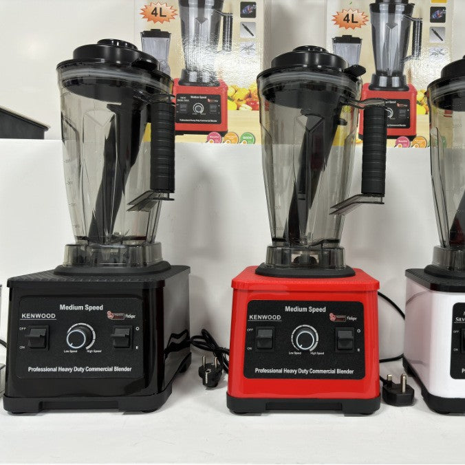 Large Capacity High-Speed Food Processor Blender 4L Kitchen Mixer