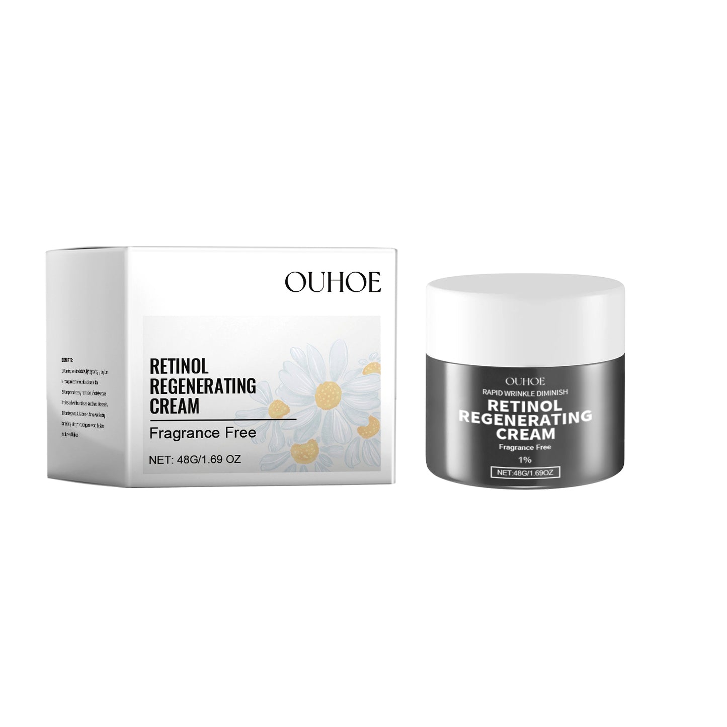 Retinol & Vitamin C Facial Cream - Hydrating Anti-Aging Skin Care