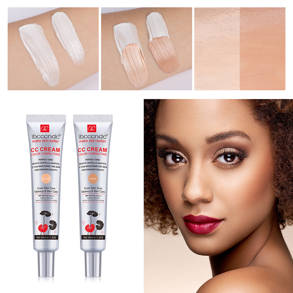 Color Correcting CC Cream with Centella Asiatica - Moisturizing Makeup Base