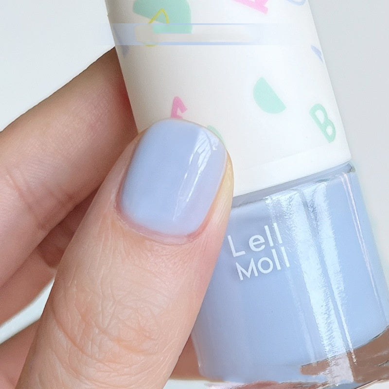 Water-Based Tearable Nail Polish - Quick-Drying & Odor-Free Formula