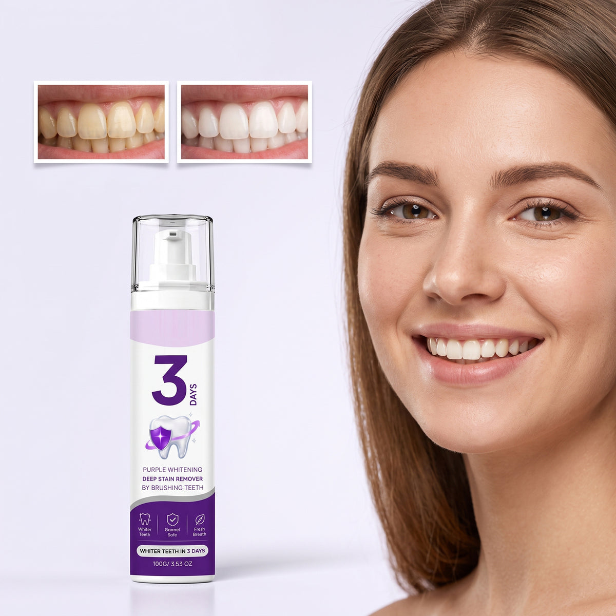 Purple Whitening Toothpaste 100g
