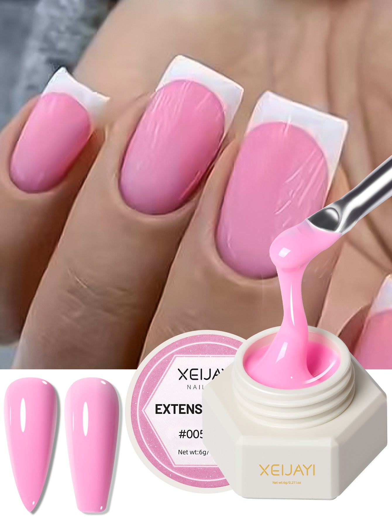 Canned Nail Extension Gel Solid Sculpting Nail Art Kit - Multiple Specifications