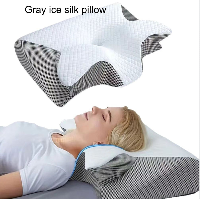 Memory Pillow for Home Sleep Comfort - Rectangular Memory Foam Cushion