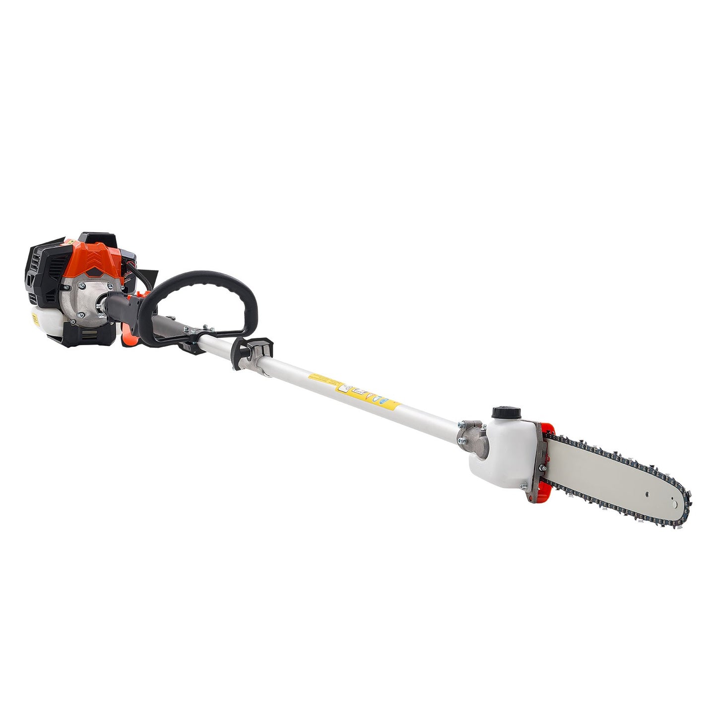 Gas Pole Saw 25CC 2-Stroke Extendable Tree Trimmer with 12-In Bar - Cordless Garden Tool