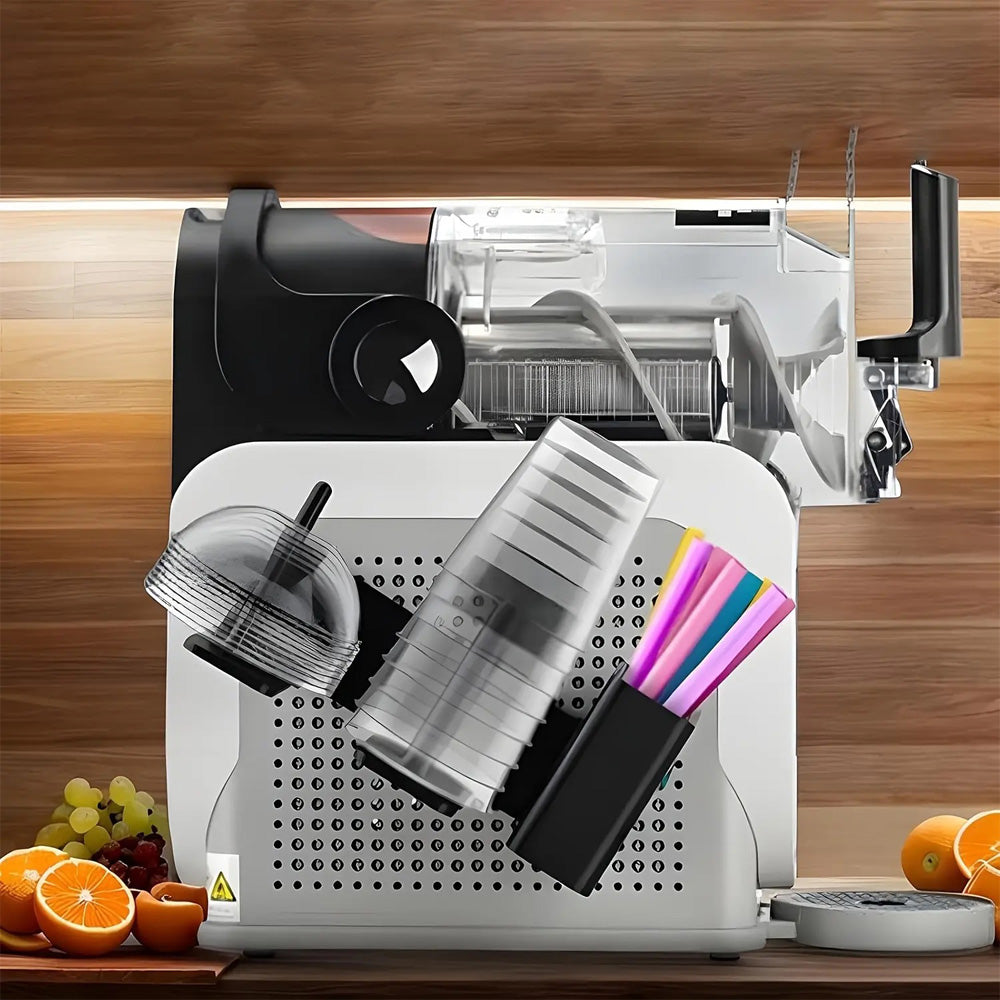 Cup Organizer - Side-Mounted Lid Dispenser for Drinkware Storage