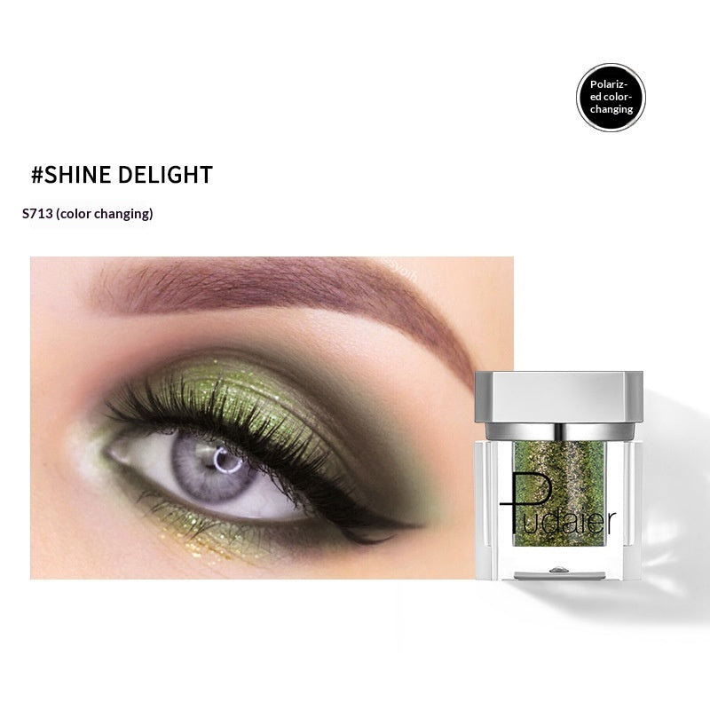 Long-Lasting Pearl-Illuminated Single Eyeshadow - Easy To Apply, Smudge-Proof