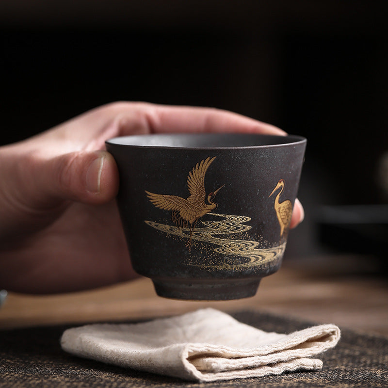 Japanese Style Handmade Ceramic Tea Cup Set - Multiple Styles