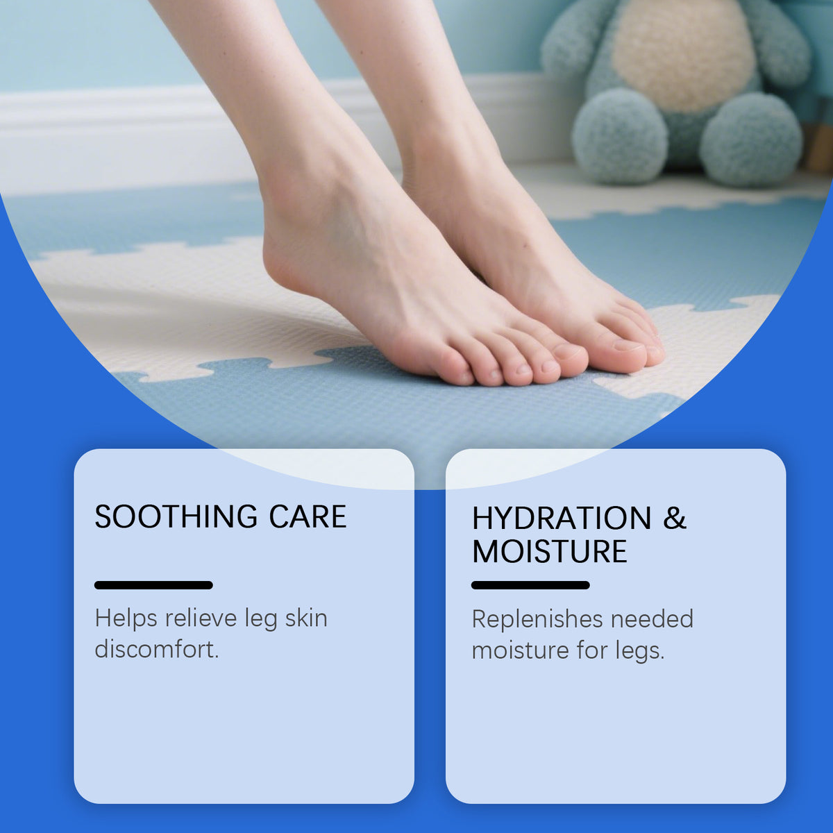 Muscle Relief Moisturizing Body Cream with Massage Function - 120g
